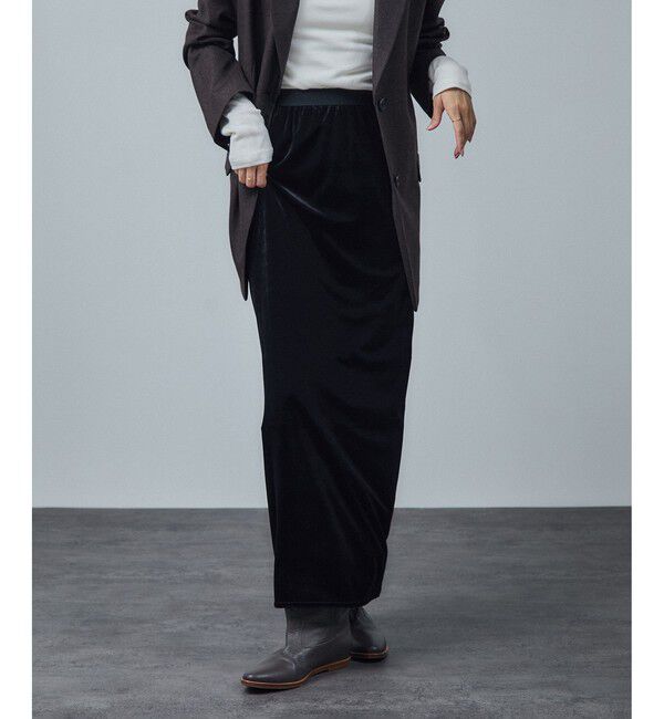 SALON adam et rope'「トリアセベロアナロースカート / セットアップ対応」|スカート|