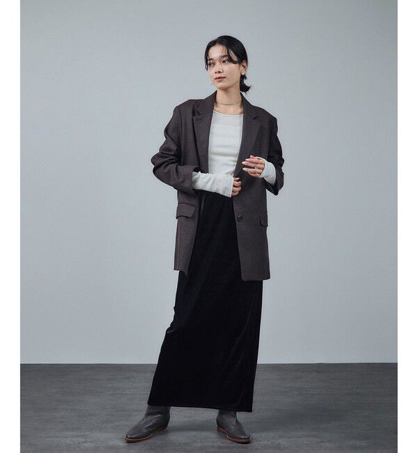 SALON adam et rope'「トリアセベロアナロースカート / セットアップ対応」|スカート|