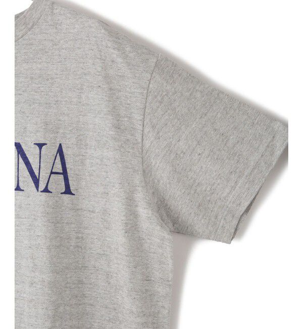 SALON adam et rope'「【Americana（アメリカーナ）】ラフィー丸胴 プリントT / センターロゴ」|Tシャツ・カットソー|