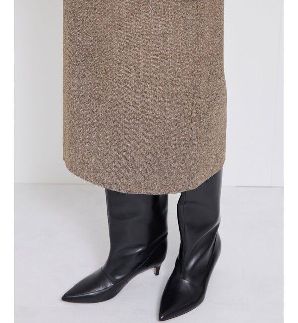 ROPE「【WEB限定】ヘリンボーンポケット付きタイトスカート」|スカート|