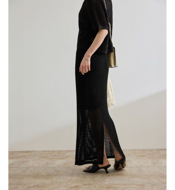 ROPE「ラメメッシュスカート/セットアップ対応」|スカート|