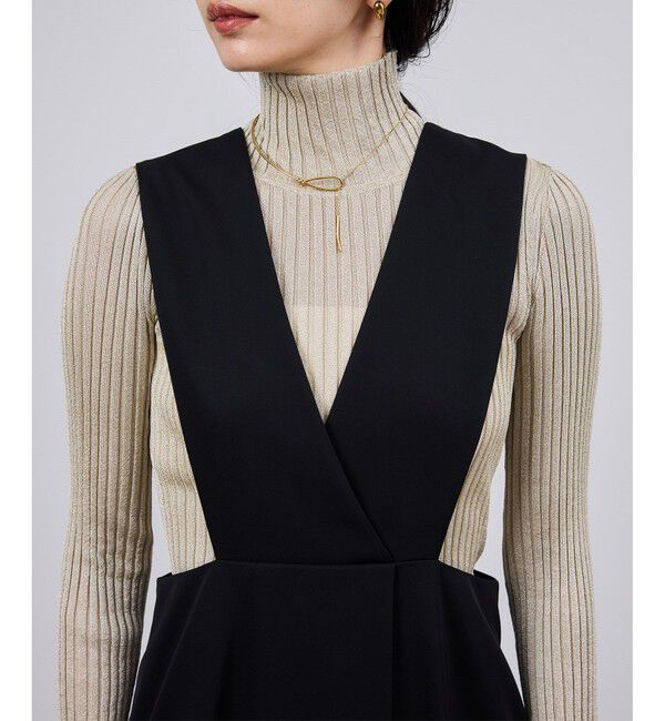 ROPE「トリアセテート ジャンパースカート/イージーケア」|ワンピース|