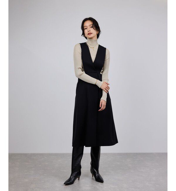 ROPE「トリアセテート ジャンパースカート/イージーケア」|ワンピース|