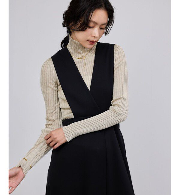 ROPE「トリアセテート ジャンパースカート/イージーケア」|ワンピース|