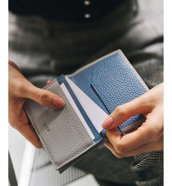ROPE「【E'POR】 JUDD Card Case(名刺入れ)/26SS」|名刺入れ・カードケース|ライトグレー(08)