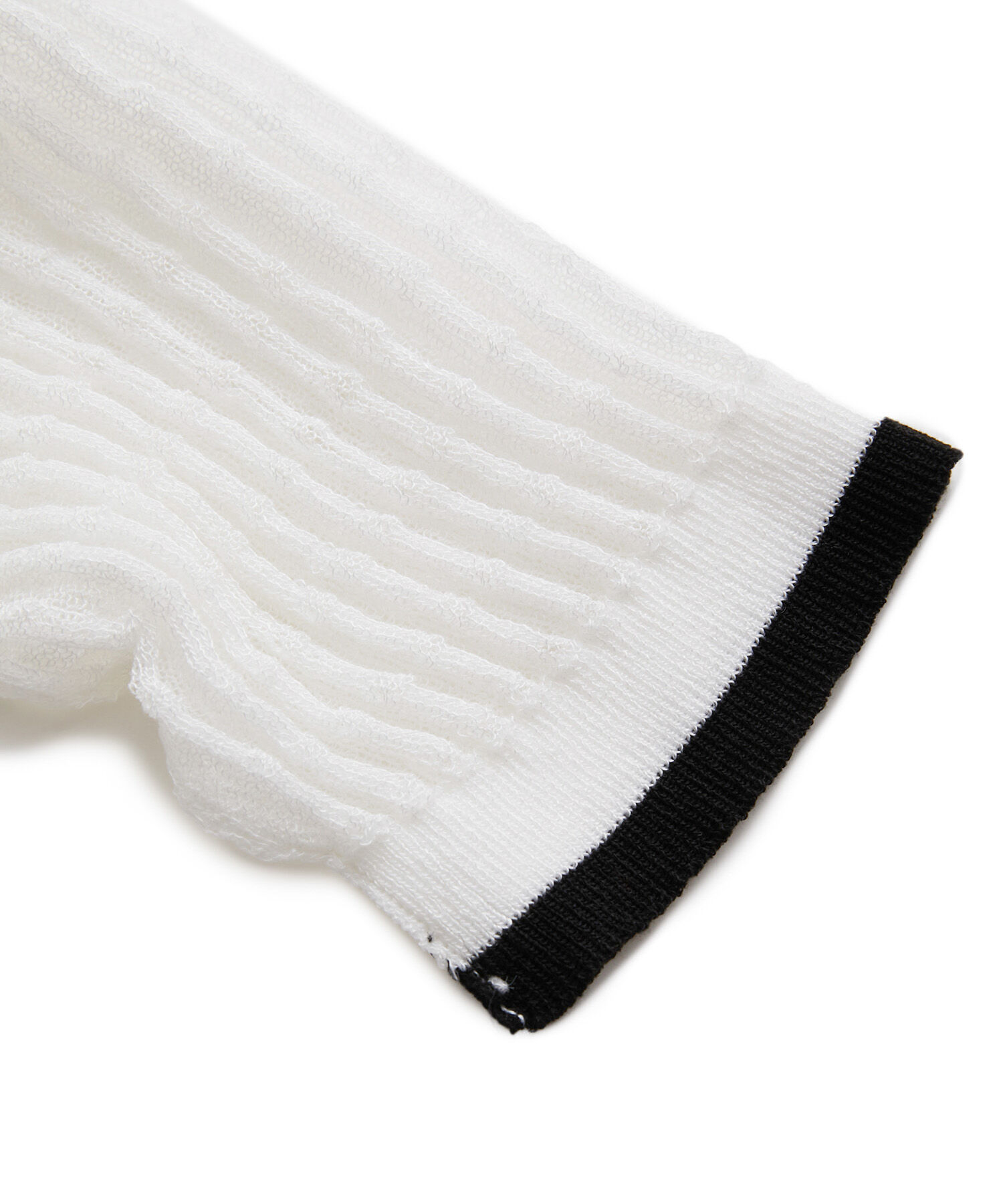 VIS「ポコポコシアーハーフスリーブニット」|ニット・セーター|