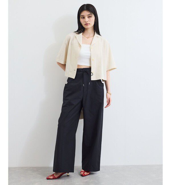 VIS「開襟リネンライクシャツ」|シャツ・ブラウス|