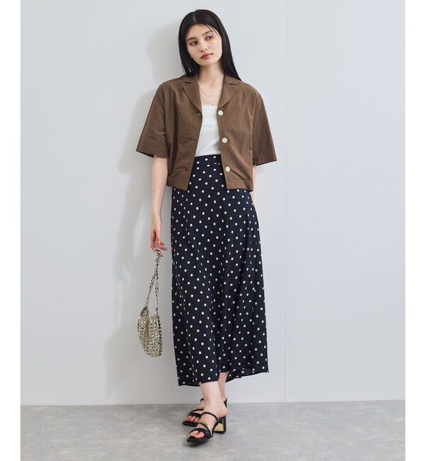 VIS「開襟リネンライクシャツ」|シャツ・ブラウス|