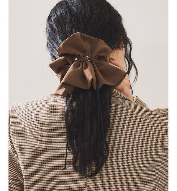 VIS「ドロストシュシュ」|ヘアゴム・シュシュ|ブラウン系(24)