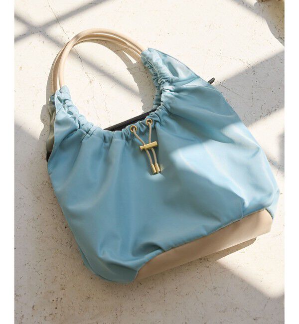 ROPE PICNIC PASSAGE「【撥水加工】ドロストリングギャザートートバッグ」|トートバッグ|