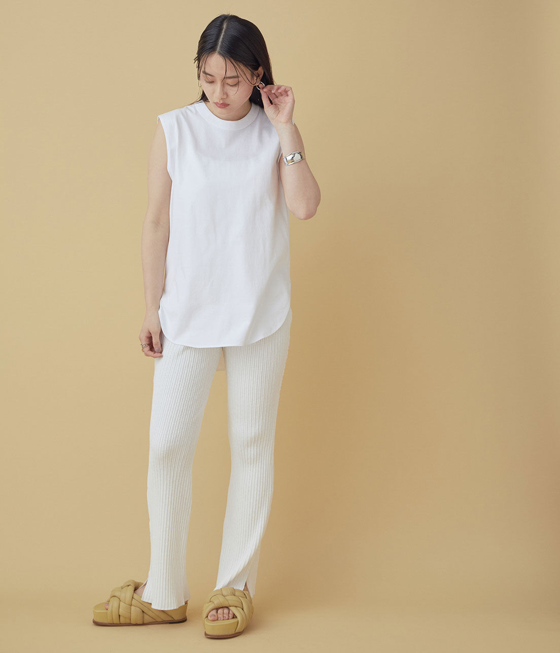 ADAM ET ROPE'「【CHAMPION for ADAM ET ROPE'】別注タンクトップ」|Tシャツ・カットソー|