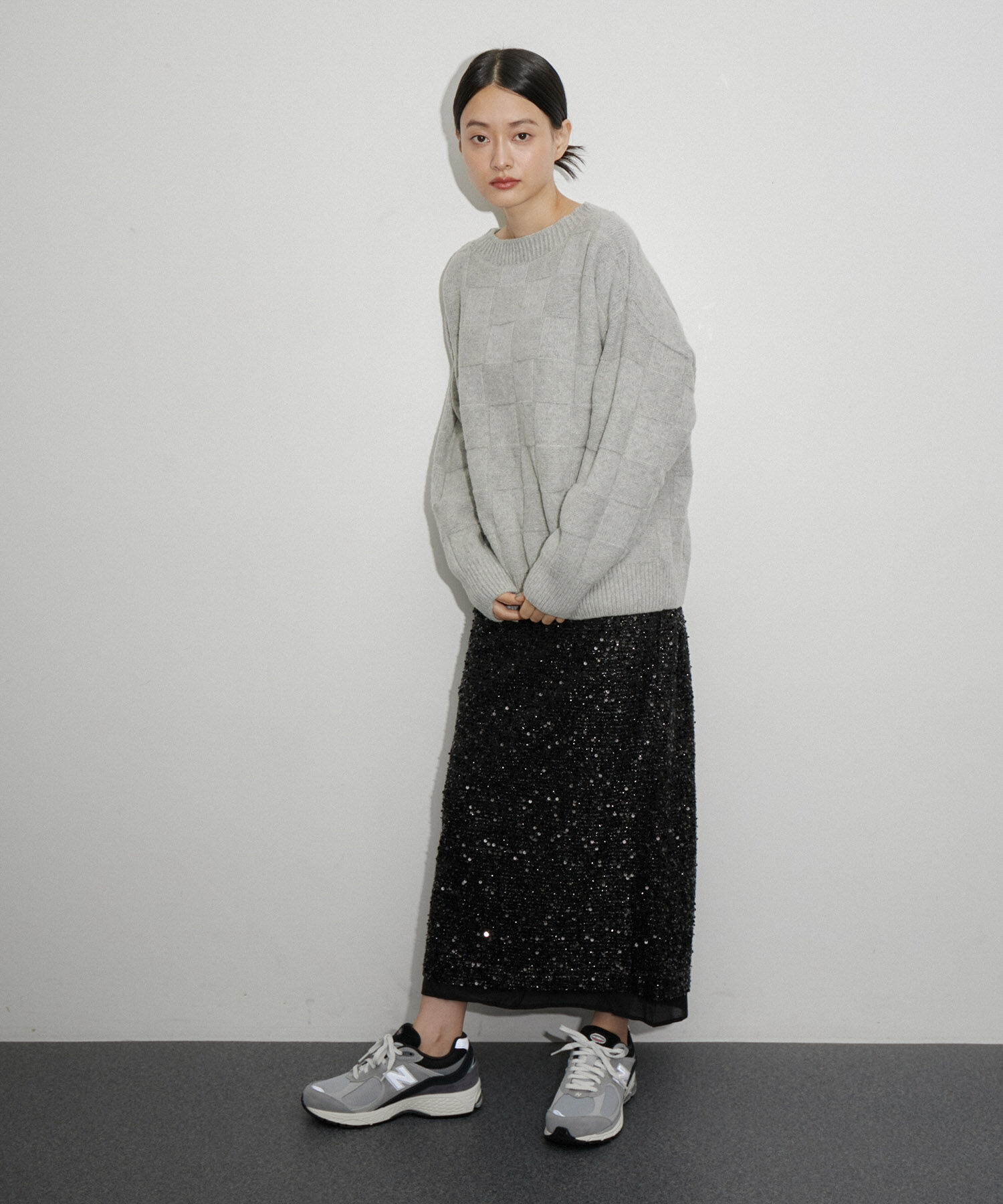 ADAM ET ROPE'「【RAIVE】スパンコールスカート」|スカート|