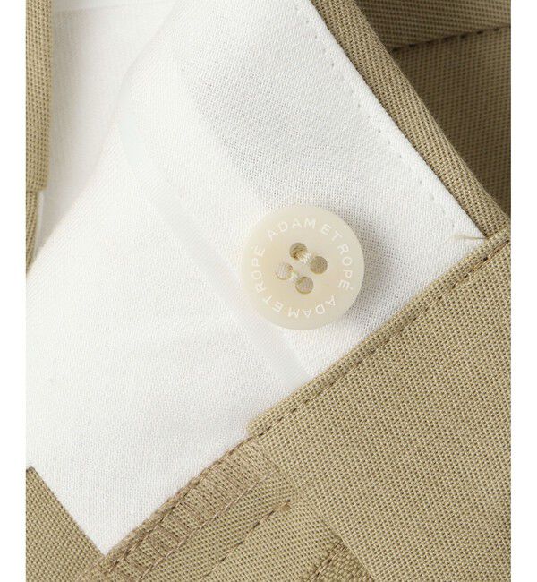 ADAM ET ROPE'「コットンダブルクロスパンツ」|チノ|