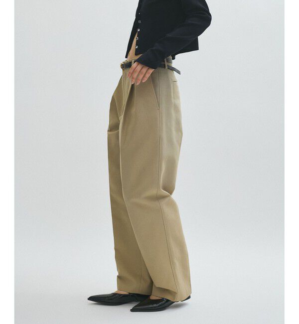 ADAM ET ROPE'「コットンダブルクロスパンツ」|チノ|