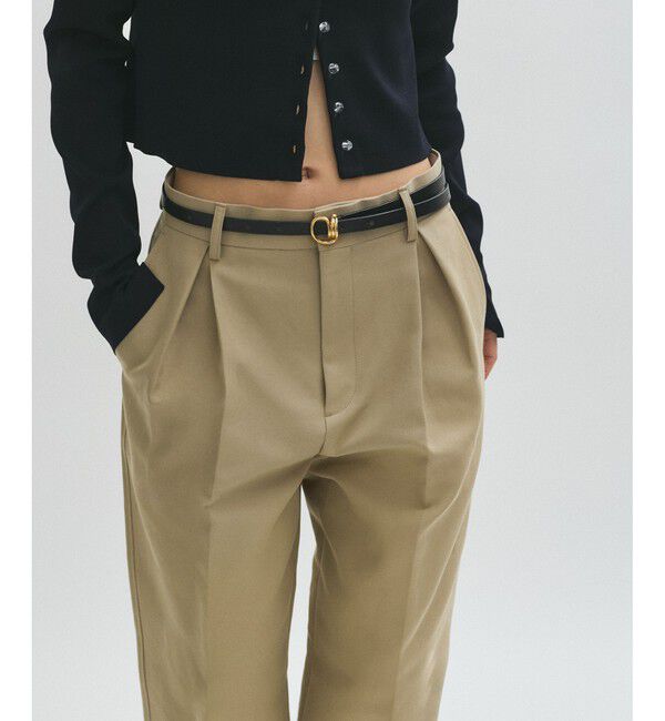 ADAM ET ROPE'「コットンダブルクロスパンツ」|チノ|