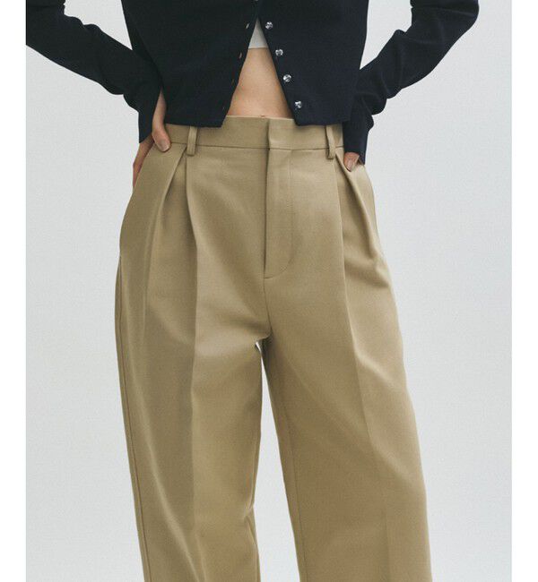 ADAM ET ROPE'「コットンダブルクロスパンツ」|チノ|