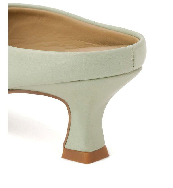 ADAM ET ROPE'「スクエアトゥカーブラインミュール」|サンダル|