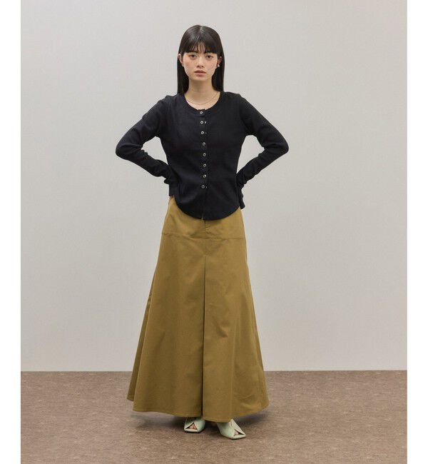 ADAM ET ROPE'「スクエアトゥカーブラインミュール」|サンダル|