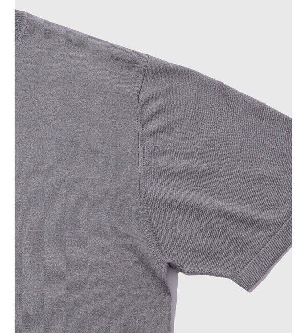 ADAM ET ROPE'「カシミヤシルク ニット Tシャツ / ロングシーズン着用可能」|Tシャツ・カットソー|