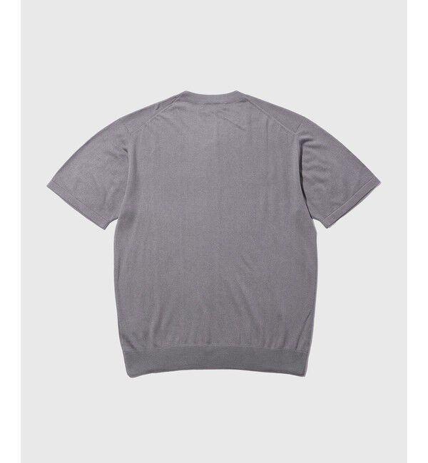 ADAM ET ROPE'「カシミヤシルク ニット Tシャツ / ロングシーズン着用可能」|Tシャツ・カットソー|