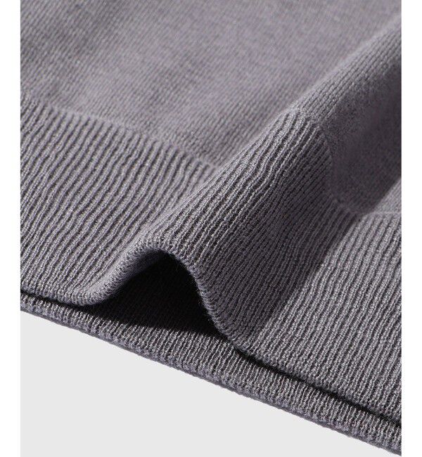 ADAM ET ROPE'「カシミヤシルク ニット Tシャツ / ロングシーズン着用可能」|Tシャツ・カットソー|