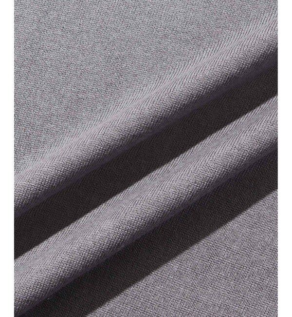 ADAM ET ROPE'「カシミヤシルク ニット Tシャツ / ロングシーズン着用可能」|Tシャツ・カットソー|