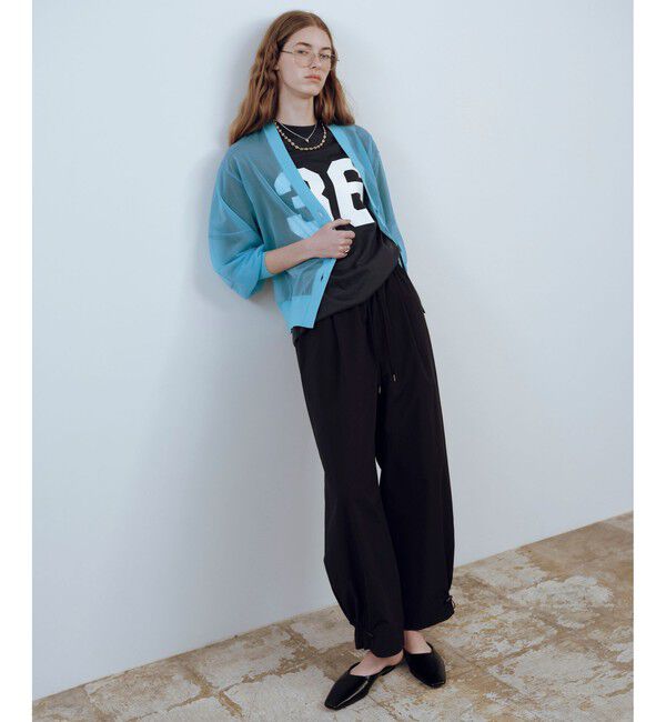 ADAM ET ROPE'「【WEB限定】撥水ウエストタックイージーパンツ」|チノ|