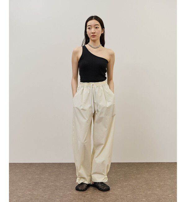 ADAM ET ROPE'「【WEB限定】撥水ウエストタックイージーパンツ」|チノ|