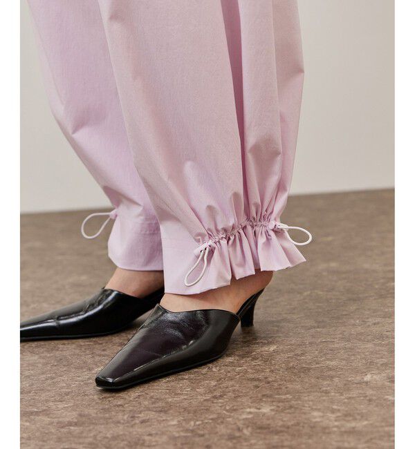 ADAM ET ROPE'「【WEB限定】撥水ウエストタックイージーパンツ」|チノ|