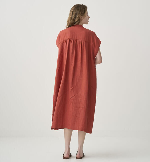 ORCIVAL「ORCIVAL | リネン フレンチスリーブ シャツワンピース WOMEN」|ワンピース|