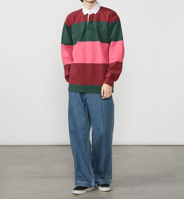  「BARBARIAN | 〈別注〉コットン フェードラグビーシャツ MEN」|Tシャツ・カットソー|