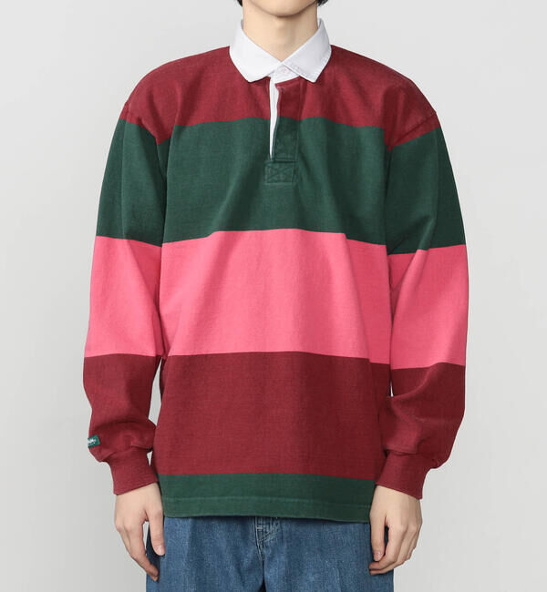  「BARBARIAN | 〈別注〉コットン フェードラグビーシャツ MEN」|Tシャツ・カットソー|