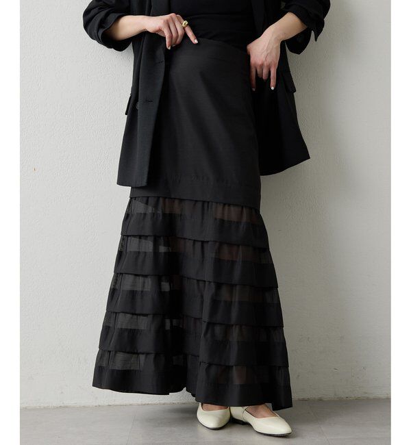  「オーガンジーマーメイドスカート4」|スカート|