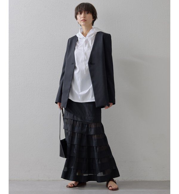  「オーガンジーマーメイドスカート4」|スカート|