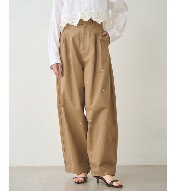  「ペイントタックチノパンツ」|チノ|