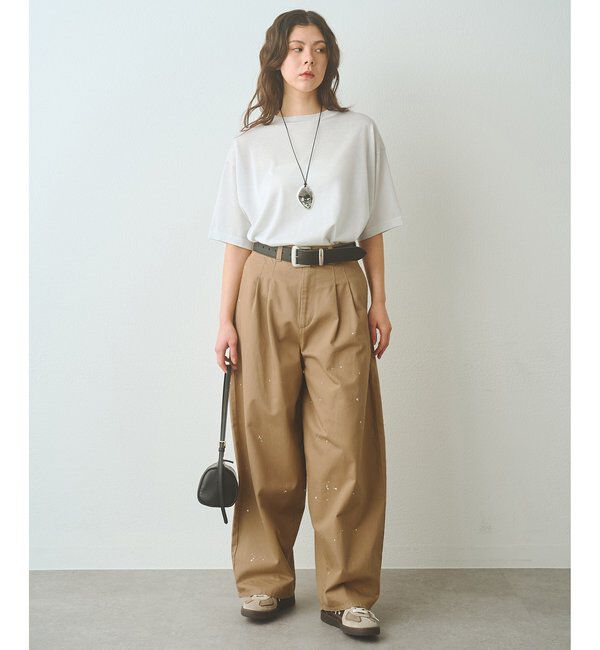  「ペイントタックチノパンツ」|チノ|