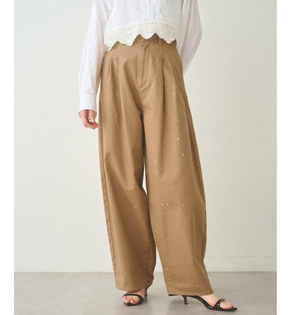  「ペイントタックチノパンツ」|チノ|