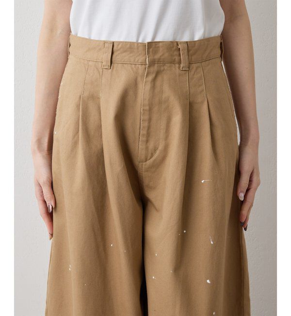  「ペイントタックチノパンツ」|チノ|