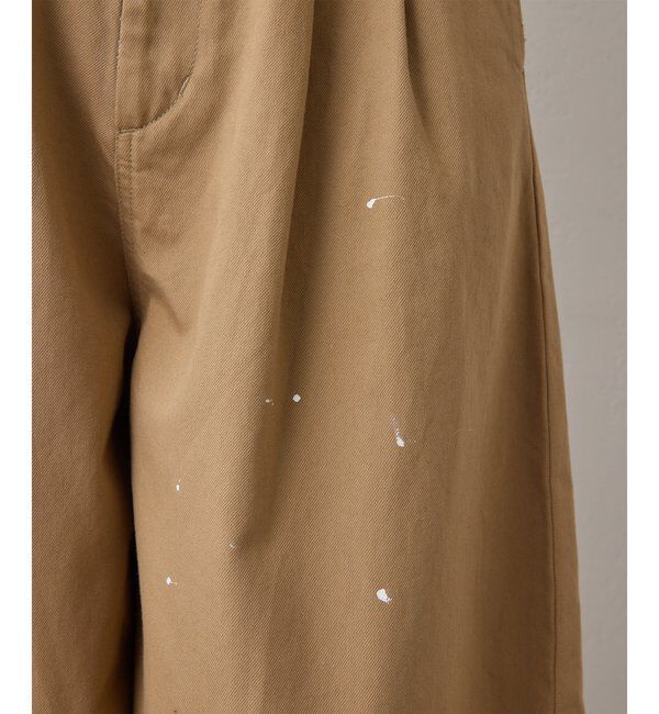  「ペイントタックチノパンツ」|チノ|