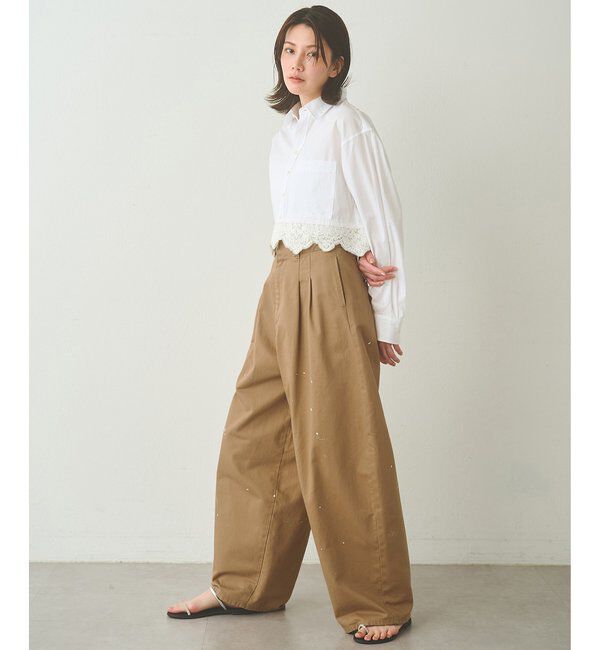  「ペイントタックチノパンツ」|チノ|