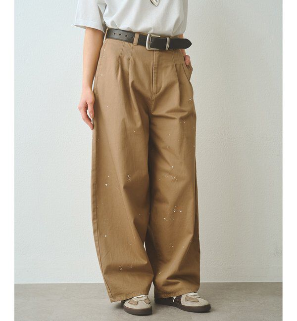  「ペイントタックチノパンツ」|チノ|