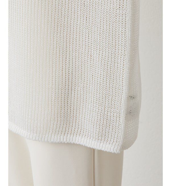  「ボートメッシュニットプルオーバー」|ニット・セーター|