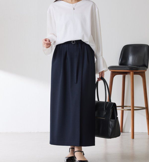  「【着映えトップス】ドッキングスリーブプルオーバー/セレモニー」|Tシャツ・カットソー|