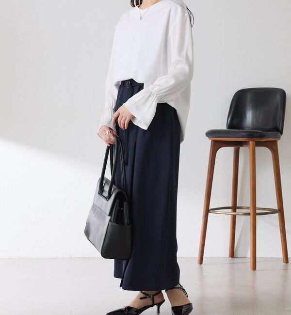  「【着映えトップス】ドッキングスリーブプルオーバー/セレモニー」|Tシャツ・カットソー|