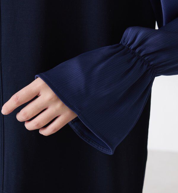  「【着映えトップス】ドッキングスリーブプルオーバー/セレモニー」|Tシャツ・カットソー|