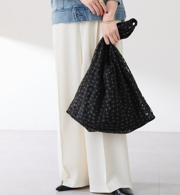  「【PAPILLONNER/パピヨネ】チュールトライアングルバッグ」|トートバッグ|