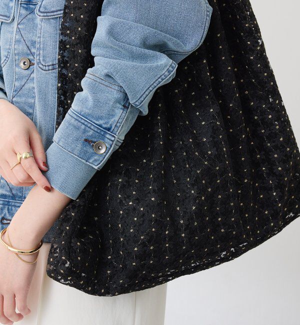  「【PAPILLONNER/パピヨネ】チュールトライアングルバッグ」|トートバッグ|