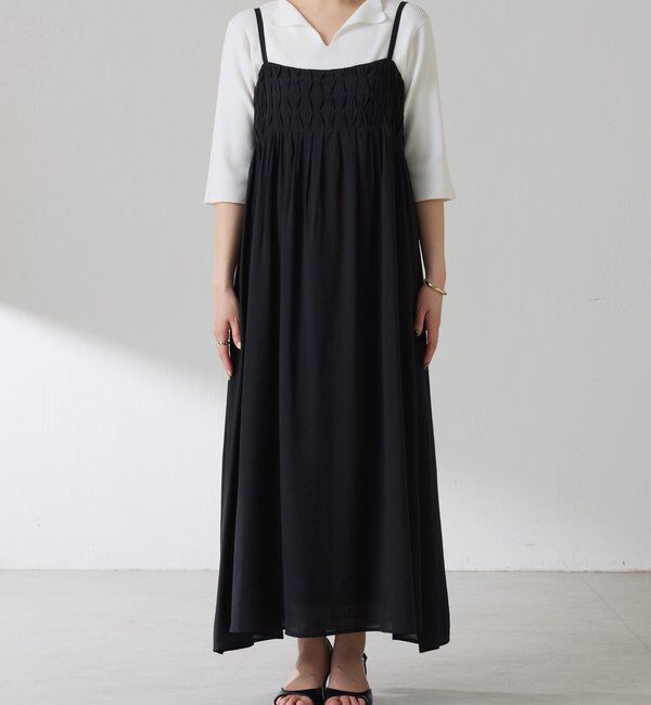  「	ダイヤタックキャミワンピース」|ワンピース|