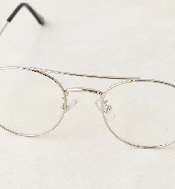  「【WHIMSIC/面長/逆三角形】ツーブリッジサングラス」|ピアス|