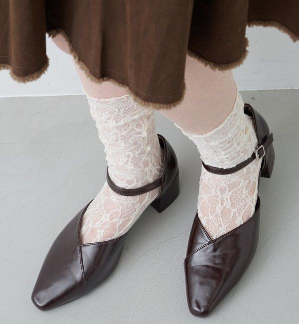  「クロスストラップパンプス」|パンプス|